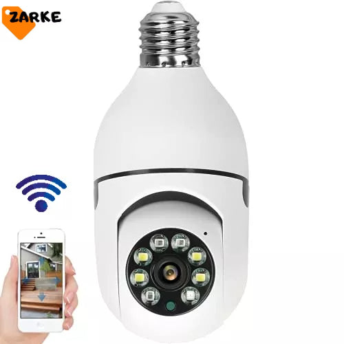 Camera segurança wifi ip sem fio 360 encaixe lampada aplicativo yoosee visão noturna segurança E27 - bivolt