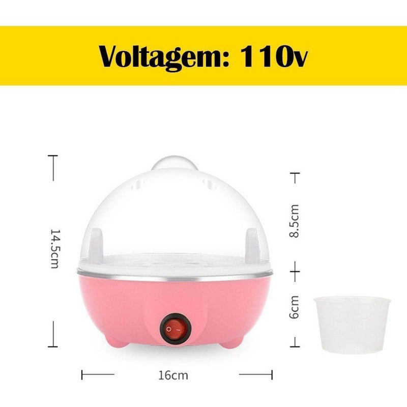 Elétrico Cozedor de Ovo Maquina De Cozinhar Ovos A Vapor Multifuncional Portátil Elétrico