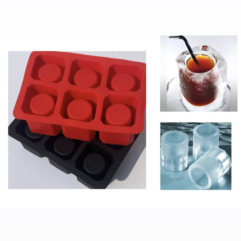 Forma De Gelo E Chocolate Silicone Copo Bebidas Ice Shot