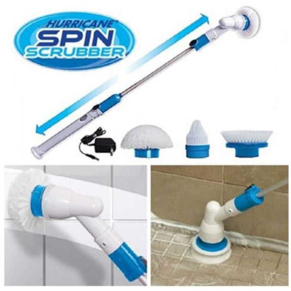 Esfregão Escova De Limpeza Vassoura Elétrica Recarregável Sem Fio Mop Hurricane Spin scrubber cozinha Banheiro