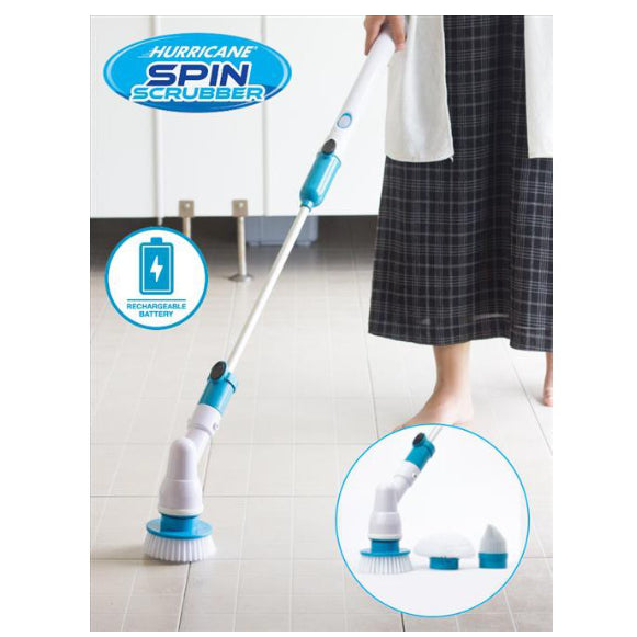 Esfregão Escova De Limpeza Vassoura Elétrica Recarregável Sem Fio Mop Hurricane Spin scrubber cozinha Banheiro