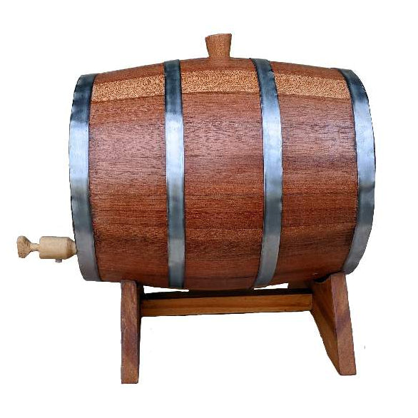 Barril/Tonel/Corote/Barrica/Ancorote De Carvalho Para Bebidas 3 Litros Cachaça,Cerveja,whisky,Vinho