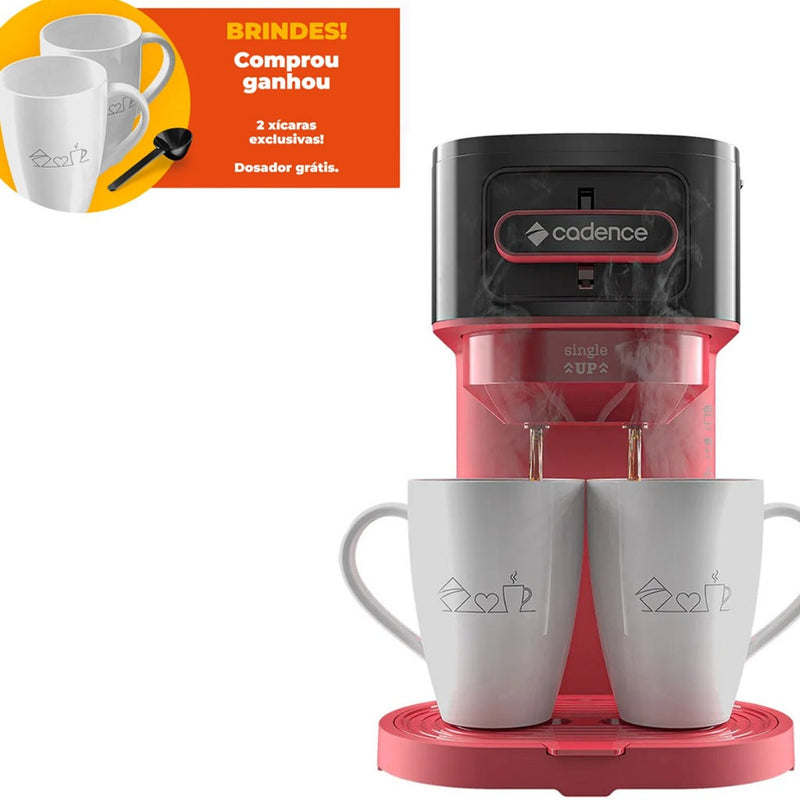 Cafeteira Elétrica Single Up Caf230 Vermelha E Preta Cadence 127v ou 220v