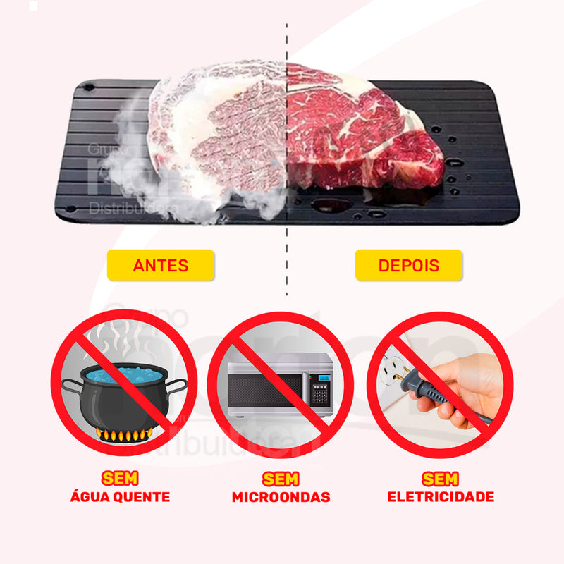 Tabua Mágica de Carne Descongela Carnes Alimentos Cozinha Churrasco Frango Wincy