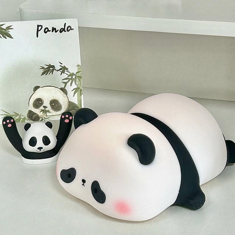 Luminária De Silicone Noturna Panda Recarregável Toque Fofo Qualidade Top Super Fofo