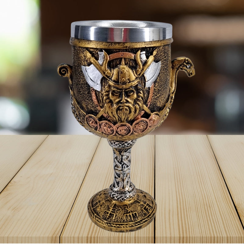 Taça Cálice Vinho Viking Bárbaro Medieval 150 ML