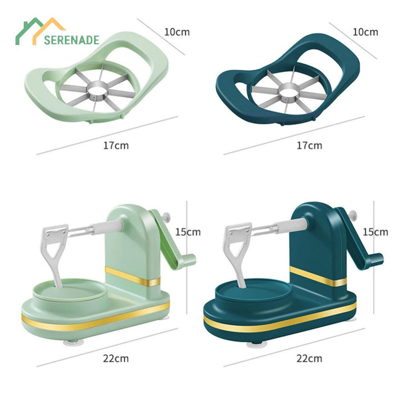 Descascador Manual Rotativo De Frutas De Cozinha Maçãs Pêra Fatiador De Barbear Acessórios