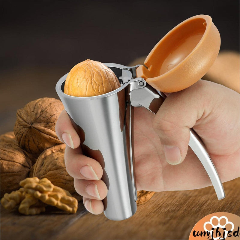 Ferramenta De Descascamento De Porcas À Prova De Salpicos Pecan Cracker Tool Com Funil De Tampa Quebra-Nozes Clip De Castanha