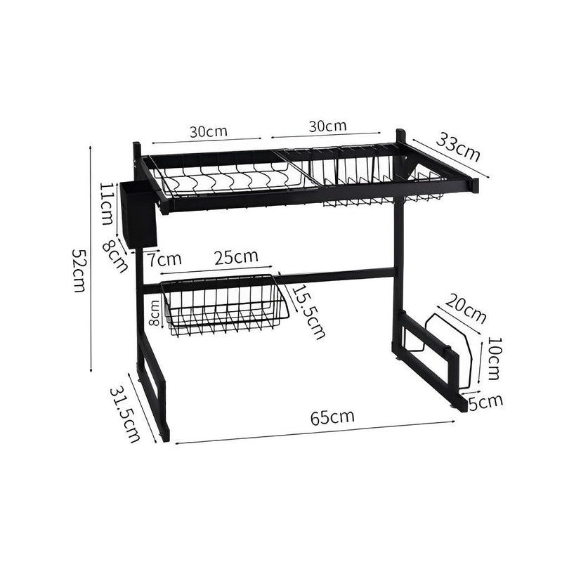 Cozinha Suspensa Modular Escorredor Louça Organizador 65cm