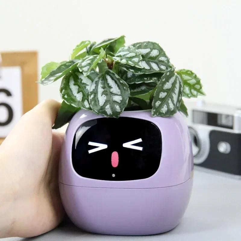 Pote Inteligente Para Planta Pequeno De Flores Ivy Desktop Green Plant Permite Suas Plantas Expressar Emoções