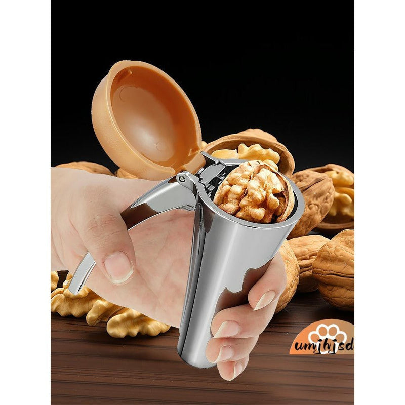 Ferramenta De Descascamento De Porcas À Prova De Salpicos Pecan Cracker Tool Com Funil De Tampa Quebra-Nozes Clip De Castanha