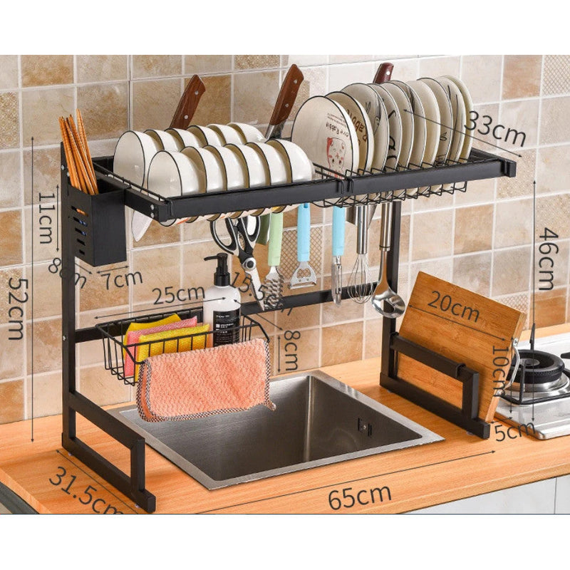 Cozinha Suspensa Modular Escorredor Louça Organizador 65cm